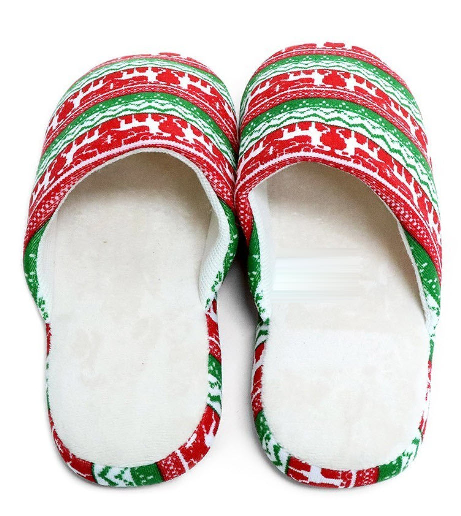 Unisex christmas online slippers