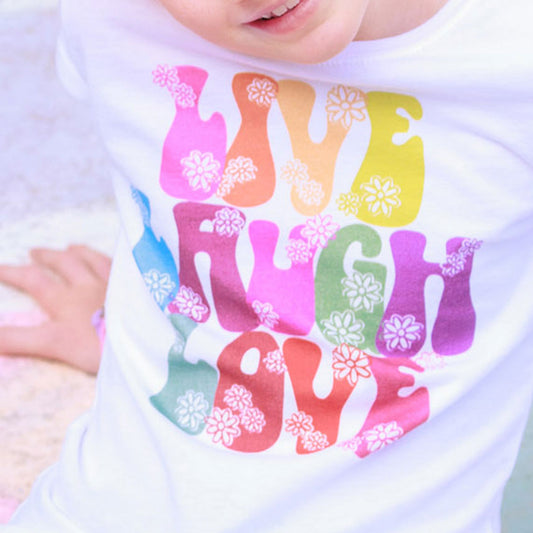 Live Laugh Love® Groovy Chick Tee