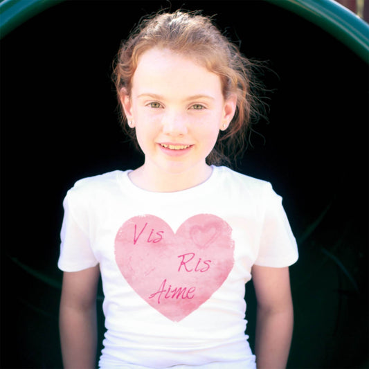 Girls Frenchie French Tee by Give Laugh Love™