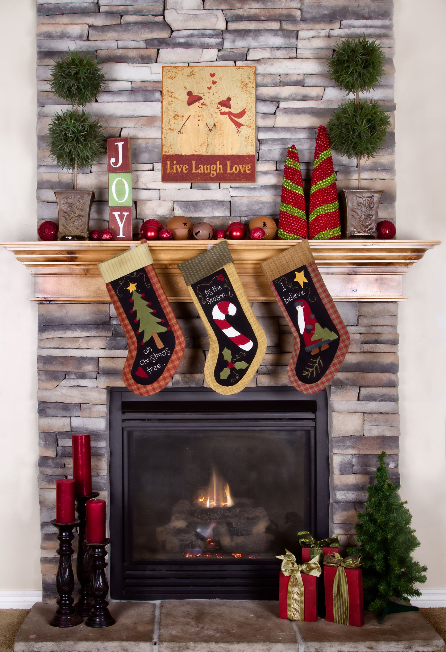 Mr. & Mrs. Snowman Christmas Vintage Wood Sign Plaque by Live Laugh Love®