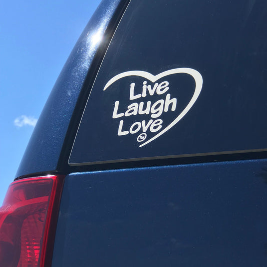 White Decal by Live Well, Laugh Often, Love Much®
