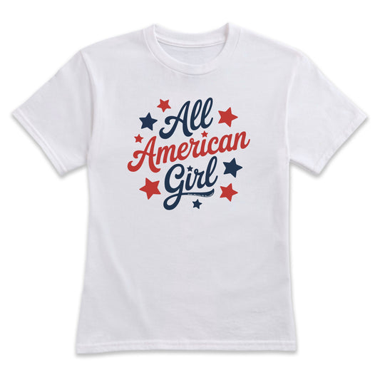 All American Girl Message Tee 1.0 Youth from America The Beautiful®