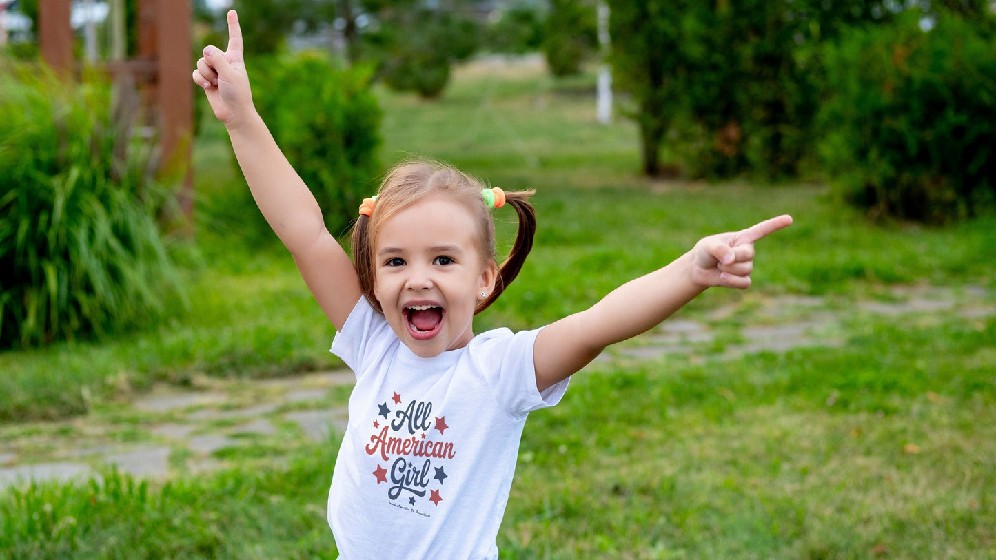 All American Girl Message Tee 1.0 from America The Beautiful® - Toddler