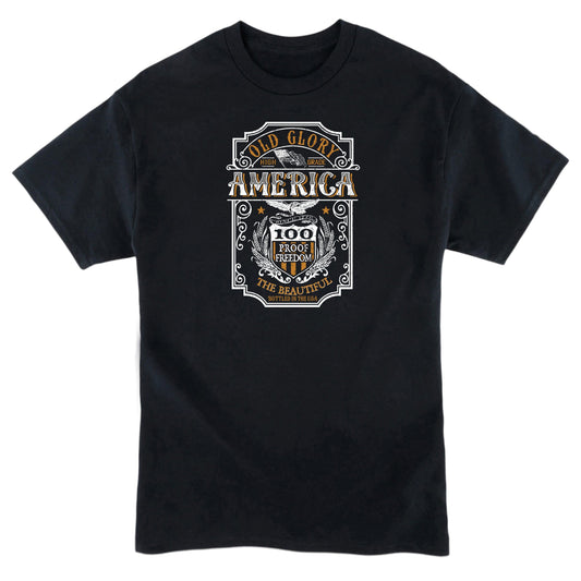 100 Proof Freedom Mens T-shirt by America The Beautiful®