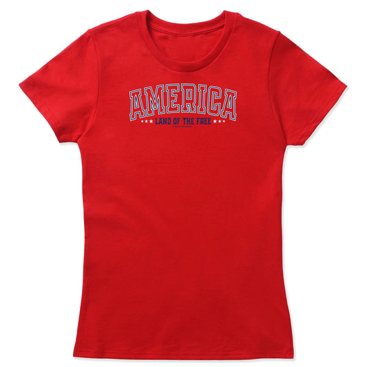 America - Land of The Free Message Tee 2 from America The Beautiful®
