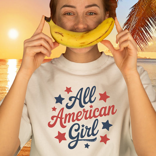 All American Girl Message Tee 1.0 Youth from America The Beautiful®