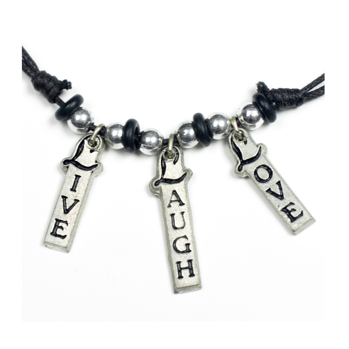 Give Laugh Love® Three Pillars Roped Necklace
