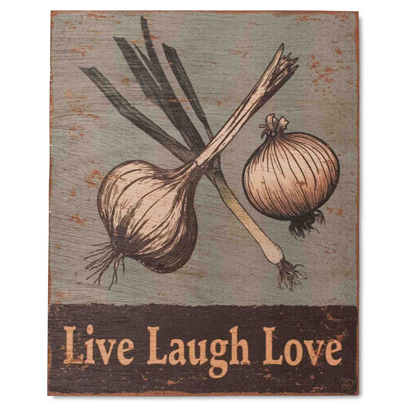 So Many Layers Onion Wood Wall Plaque for Kitchen by Live Laugh Love®