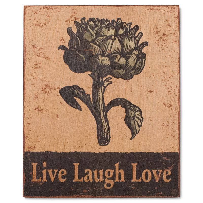 Artichoke Wall Plaque for kitchen by Live Laugh Love®