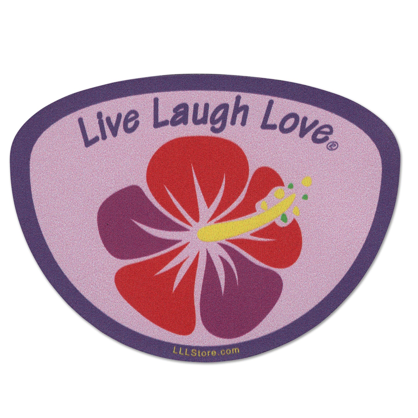 Live Laugh Love® Happy Hibiscus Decorative Magnet