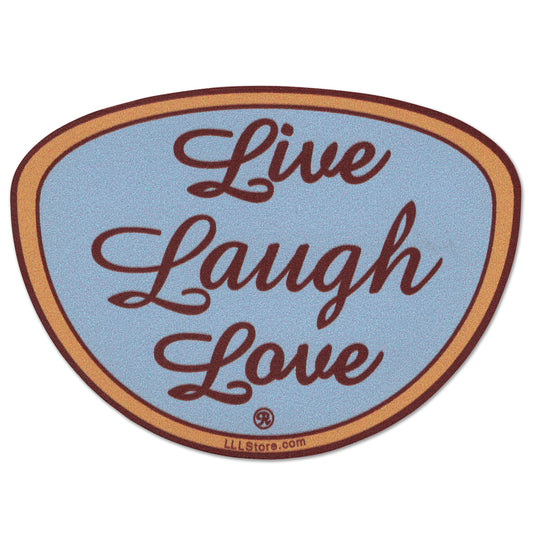 Live Laugh Love® Decorative Message Magnet - Script Southwestern Colors