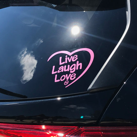 Live laugh Love Pink Decal, Sticker
